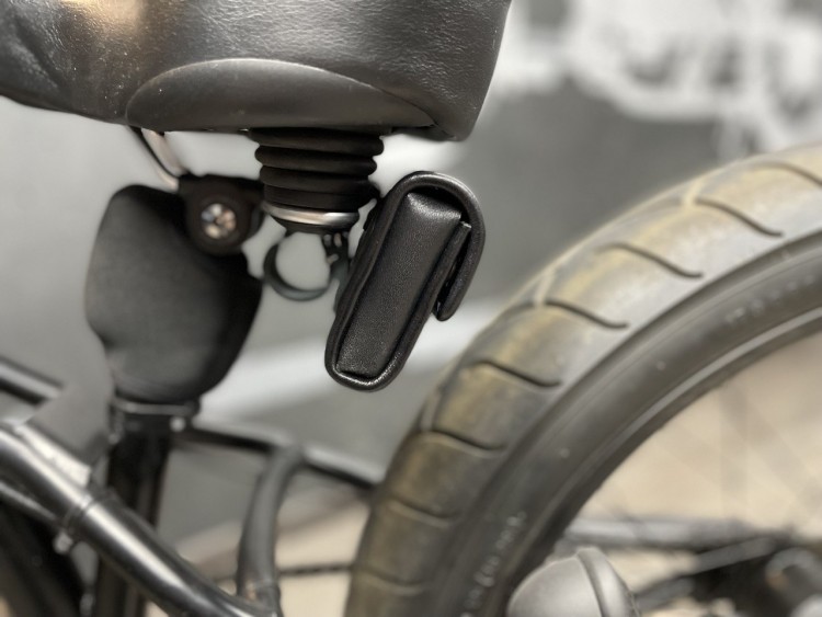 Кожаная мини велосумка на руль, сидение велосипеда