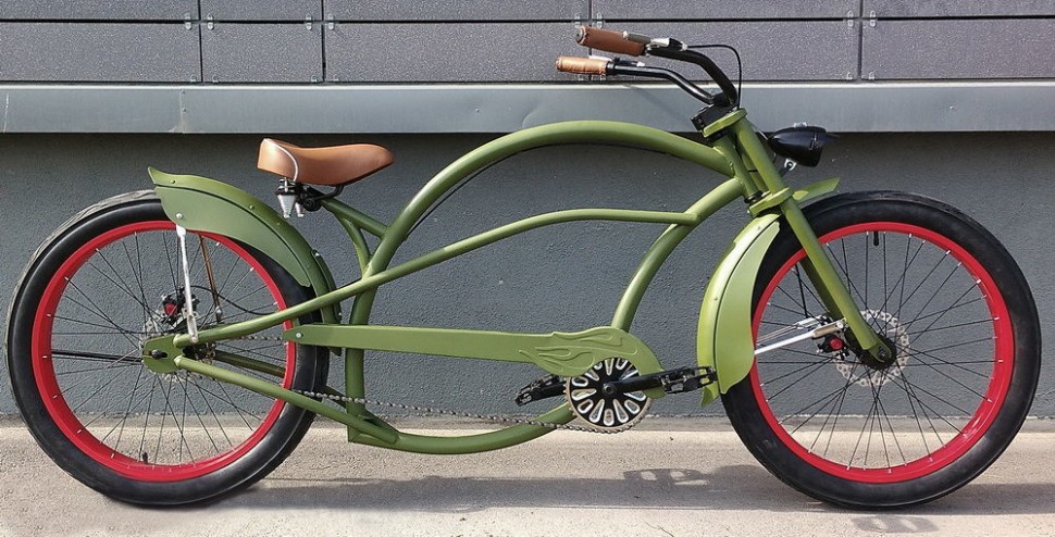 Велосипед Чоппер Bobber хаки