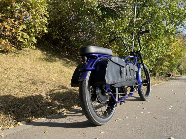 Электровелосипед-чоппер Bronco двухместный