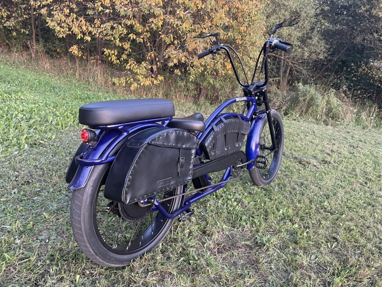 Электровелосипед-чоппер Bronco двухместный