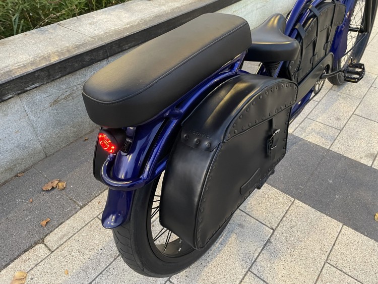 Электровелосипед-чоппер Bronco двухместный