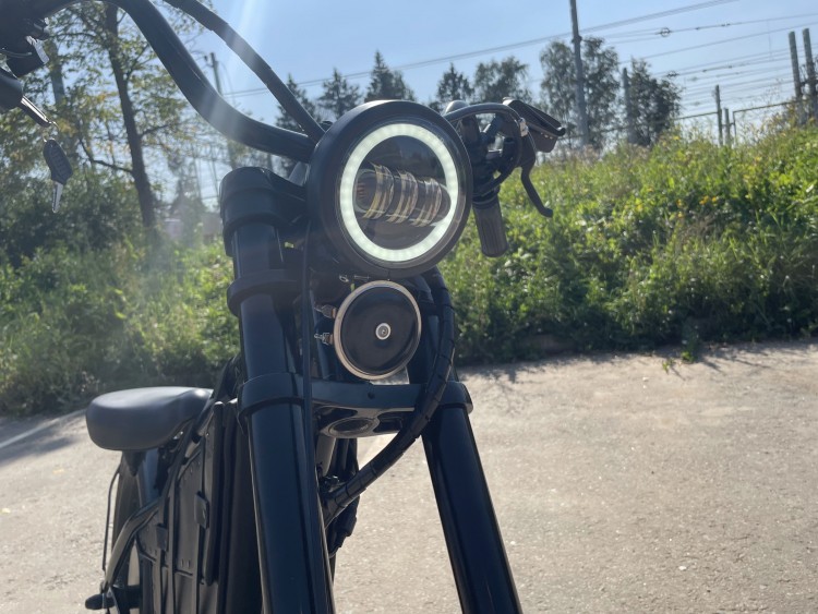 Велосипед чоппер с электромотором Nirve Cannibal Switchblade