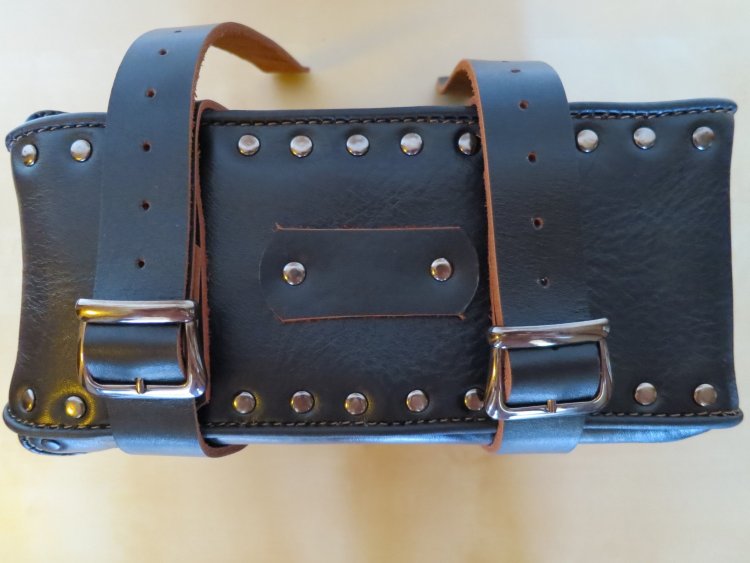 Кожаная сумка для велосипеда, электровелосипеда