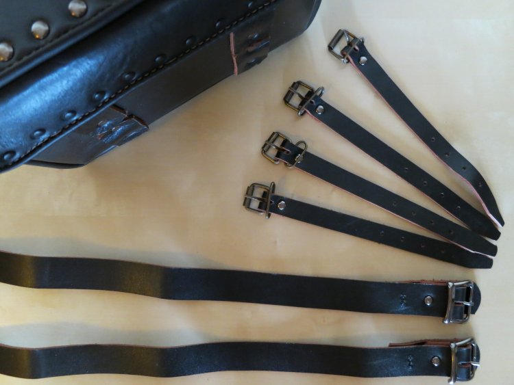 Кожаная сумка для велосипеда, электровелосипеда