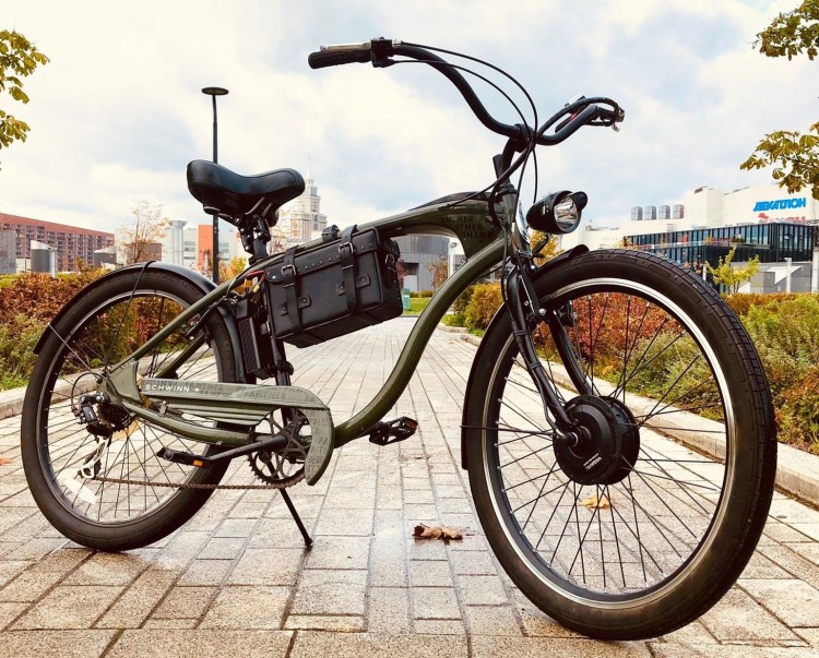 Schwinn Panther установка электромотора