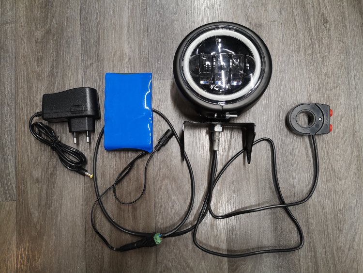 Передний фонарь Мотофара для велосипеда чоппера круизера кастома