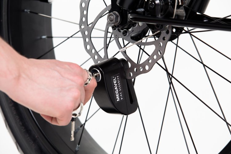 Замок сигнализация для велосипеда, электровелосипеда