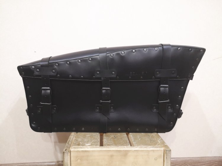 Кожаная сумка на раму велосипеда, электровелосипеда