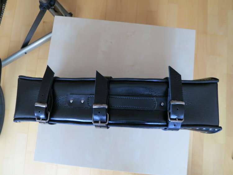 Кожаная сумка на раму велосипеда, электровелосипеда